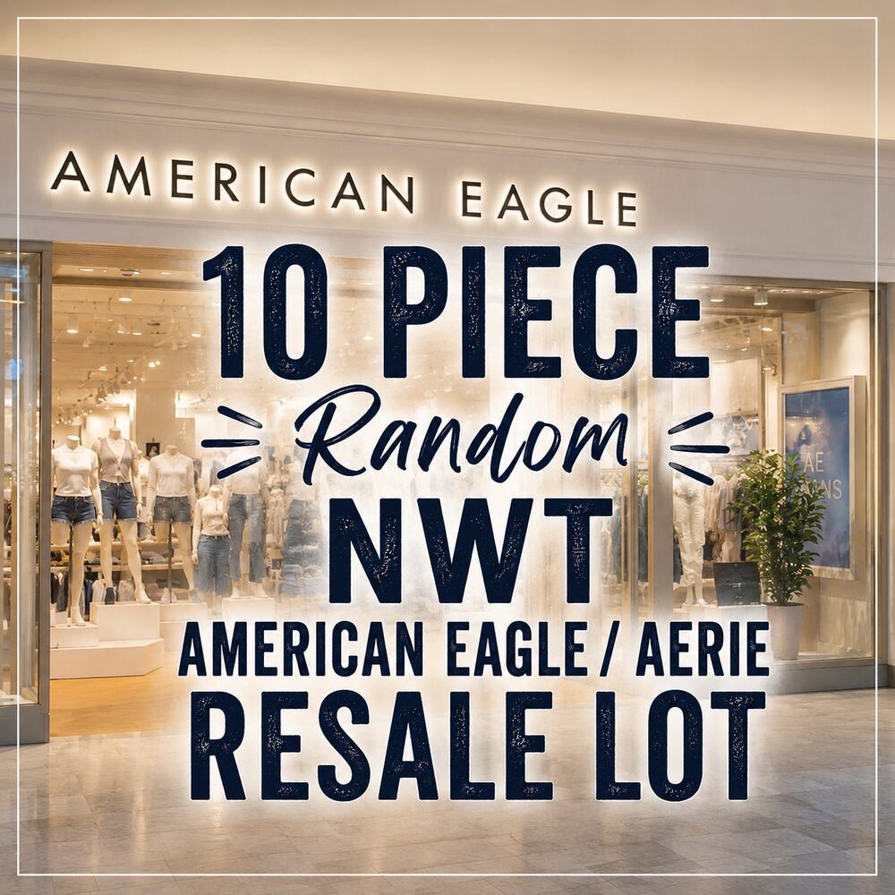 10 Piece New American Eagle Randomly Chosen Resale Lot Multiple Sizes and Styles